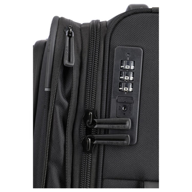 Travelite Crosslite - 2-Rollen-Kabinentrolley S 54 cm erw. (black) - Ansicht 9