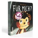 Affenzahn Pappbilder Buch von Martin Baltscheit 17 cm - Buch (Für mich Affe) - Markenkoffer