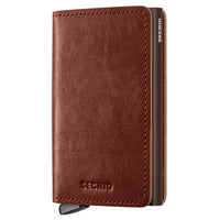 Secrid Premium Basco Slimwallet - Cartera RFID 6.5 cm (color: whiskey)