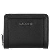 Lacoste Compact Zip Wallet - Cartera 6 tarjetas 12 cm (negro)