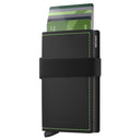 Secrid Bandwallet Matte - Kreditkartenetui 6cc 10.3 cm RFID (black-green) - Ansicht 2