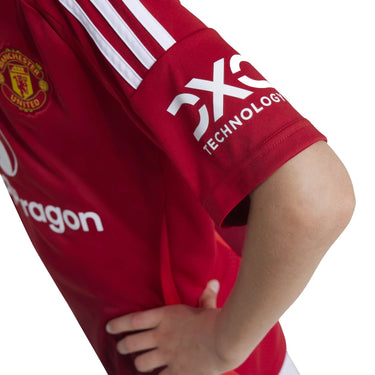 adidas Manchester United Fußball - Jr. Heimtrikot 24/25 (red, 152) - Markenkoffer