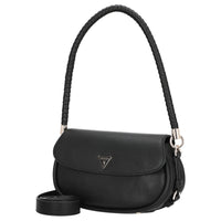 Guess Danya Flap - Bolso de hombro 25 cm (negro)