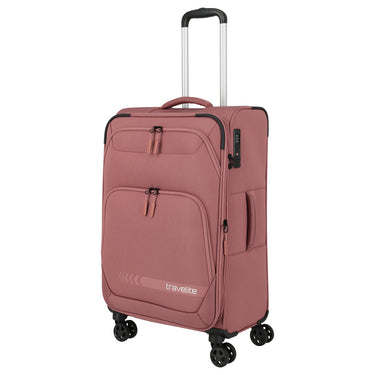 Travelite Kick Off - 4-Rollen-Trolley M 67 cm erw. (blush)