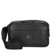 Lacoste Monograma - Bolso bandolera 24 cm (negro)