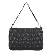 Guess Maxine Quilted Flat Pouch - Schultertasche 24 cm (black) - Ansicht 4