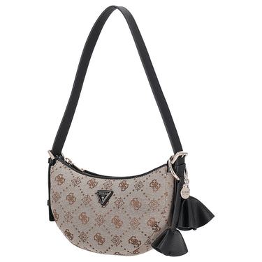 Guess Katie Convertible Shoulder Bag - Schultertasche 24 cm (latte logo/black) - Ansicht 2