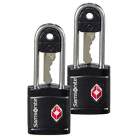 Samsonite Travel Safe Key Lock TSA - 2 piezas, llave - cerradura (color: negro)