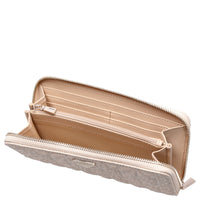 Guess Stacey SLG Large Zip - Cartera 12cc 21 cm (light beige)