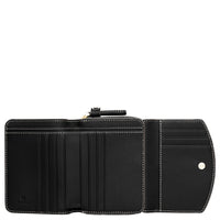 Aigner Ambra - Cartera para 9 tarjetas, 12 cm (negro)