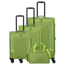 Travelite Corsiica - 4-Rollen-Trolley Set 4tlg. erw. (fresh green)
