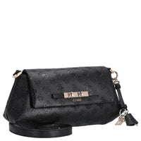 Guess Carmella Crossbody Flap - Umhängetasche 30 cm (black logo) - Ansicht 5