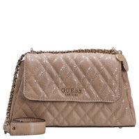 Guess Isemay XBody Flap - Bolso bandolera (Color: pale mocha)