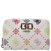Guess Emelie Logo SLG Med Zip - Cartera 4cc 14 cm (multi logo)