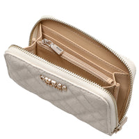 Guess Isemay SLG Medium Zip - Cartera (Color: off white)