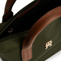 Tommy Hilfiger Popette Micro Tote - Bolso shopper 27 cm (dark olive)