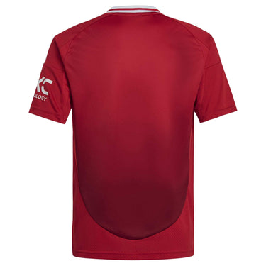 adidas Manchester United - Camiseta de fútbol Jr. Local 24/25 (rojo, 176)