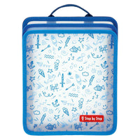 Step by Step - Accesorios Caja de Clips Plegable 33 cm (color: azul)