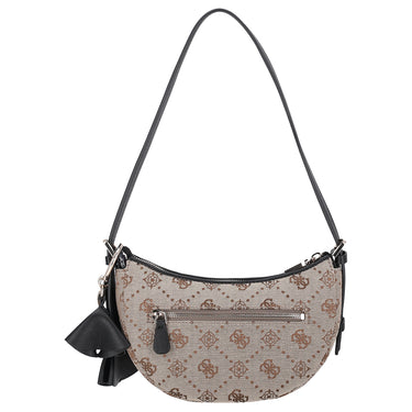 Guess Katie Convertible Shoulder Bag - Schultertasche 24 cm (latte logo/black) - Ansicht 4