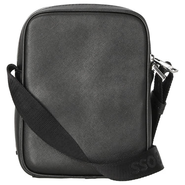BOSS Zair Ns Zip - Umhängetasche Leder 21 cm (schwarz) - Markenkoffer
