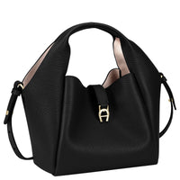 Aigner Zaira S - Bolso de mano 21 cm (negro)