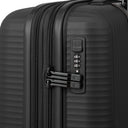 Travelite Air Stripe - 4-Rollen-Kabinentrolley S 55 cm erw. (black)