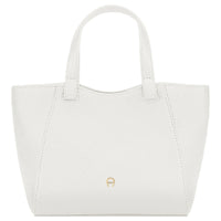Aigner Pura S - Bolso de asa 26 cm (blanco algodón)