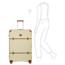 Brics Bellagio - 4 - Rollen - Trolley 82 cm erw. recycelt (cream) - Markenkoffer