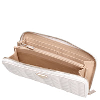 Guess Stacey SLG Large Zip - Cartera 12cc 21 cm (off white)