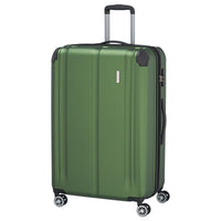 Travelite City - Maleta de 4 ruedas grande L 77 cm (color: verde)