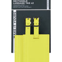 Samsonite Ta Revolution Rectangle Luggage Tag - Kofferanhänger 2tgl. (lime)