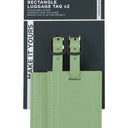 Samsonite Ta Revolution Rectangle Luggage Tag - Kofferanhänger 2tgl. (sage)