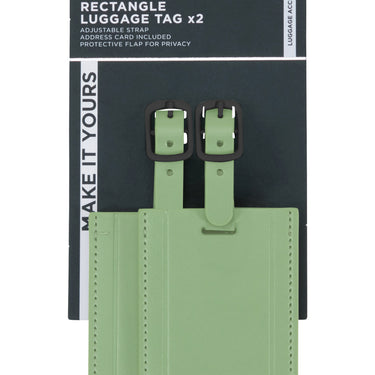 Samsonite Ta Revolution Rectangle Luggage Tag - Kofferanhänger 2tgl. (sage)