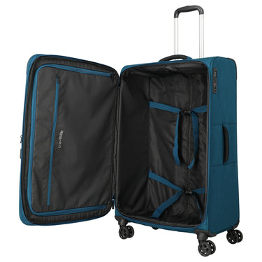 Travelite Kick Off - 4-Rollen-Trolley Set 3tlg. (petrol)