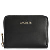 Lacoste Zip Coin Wallet XS - Cartera para monedas 6 tarjetas 11,5 cm (negro)