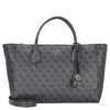 Guess Marissa Logo Tech Tote - Bolso de mano 50 cm (coal logo)