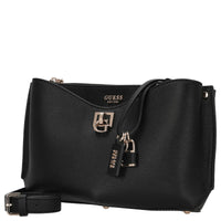 Guess Bianca - Bolso de hombro 28 cm (negro)