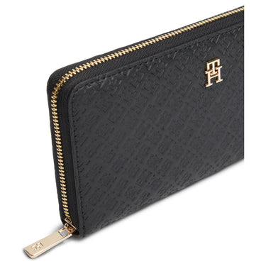 Tommy Hilfiger Icon Large Zip Mono - Geldbörse 12cc 19 cm (black)