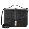 Joop Coccodrillo Tory - Bolso bandolera 22 cm (negro)