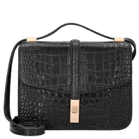 Joop Coccodrillo Tory - Bolso bandolera 22 cm (negro)