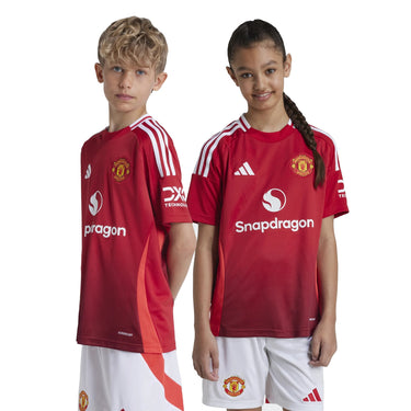 adidas Manchester United Fußball - Jr. Heimtrikot 24/25 (red, 152) - Markenkoffer