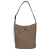 Guess Meridian II - Bolso de hombro 28 cm (logo latte)