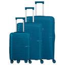 Travelite Pacific - 4-Rollen-Trolley Set 3tlg. (petrol) - Ansicht 2