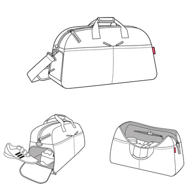 reisenthel travelling overnighter plus - Reisetasche (twist blue) - Ansicht 4