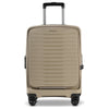 Stratic Novium ML - 4-Wheel Cabin Trolley with Front Pocket 55 cm expandable (sand)
