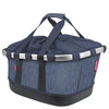 KLICKfix reisenthel Bikebasket GT 21 - Gepäckträgerkorb (UniKlip 2) (twist blue)