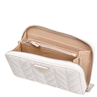 Guess Stacey SLG Medium Zip - Cartera 4cc 14 cm (off white)