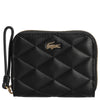 Lacoste Crocodelle Puffed - Cartera 8 ranuras para tarjetas 10.5 cm (Color: noir)