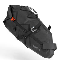Cyclite Bolsa de Sillín / 02 - Bolsa de sillín (Bikepacking) 52 cm (negro)