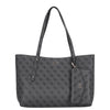 Guess Brenton Top Zip Tote - Bolso shopper (coal logo)